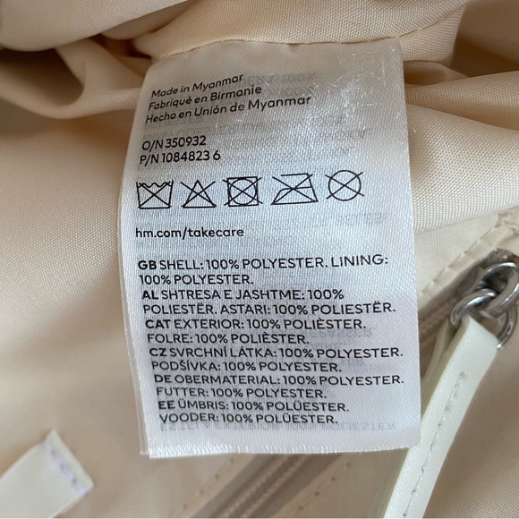 H&M cream soft fluffy tote bag - Picture 15 of 15